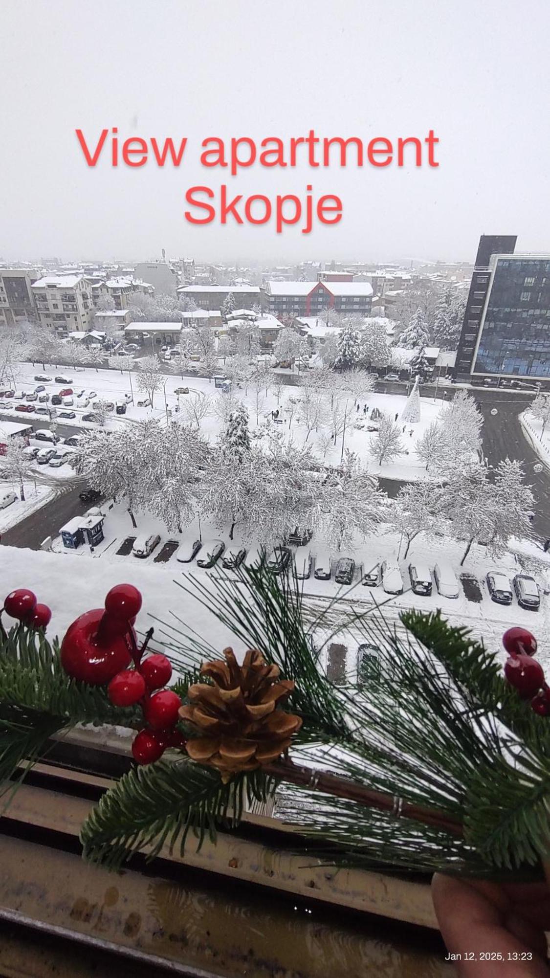 View Apartman Szkopje Kültér fotó